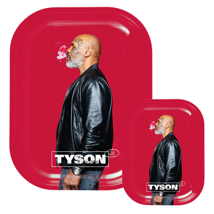 Tyson 2.0 Metal Rolling Tray | Floating Red