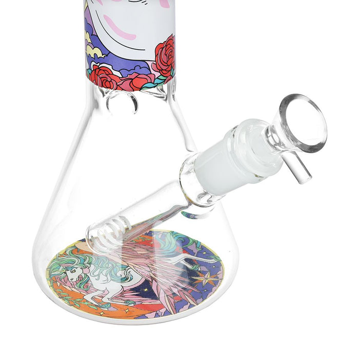 Unicorn 10" Glass Beaker Bong