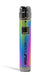 Multicolored vape device with 'Multa Lux' branding on a white background