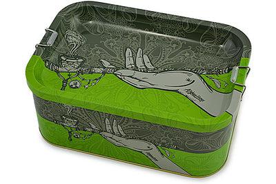 Afghan Hemp Lunchbox Rolling Tray + Wraps Combo