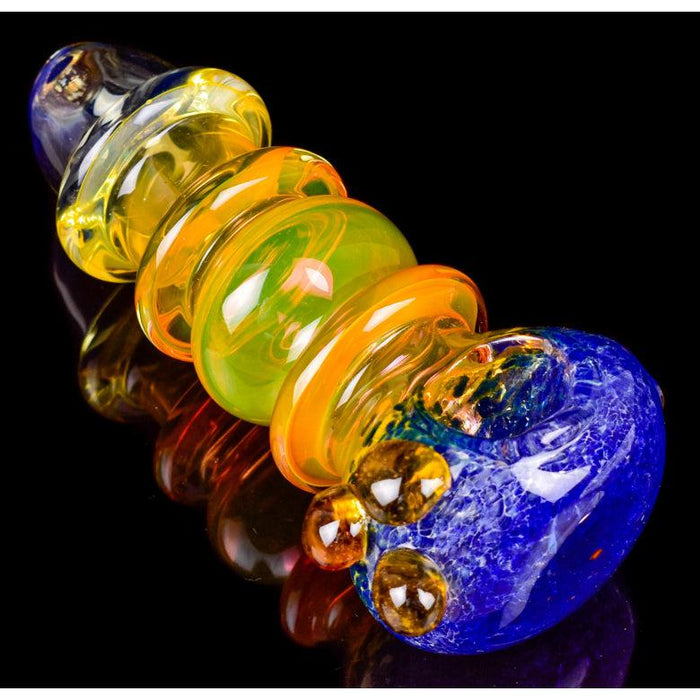 Fritted Glass Hand Pipe 5"