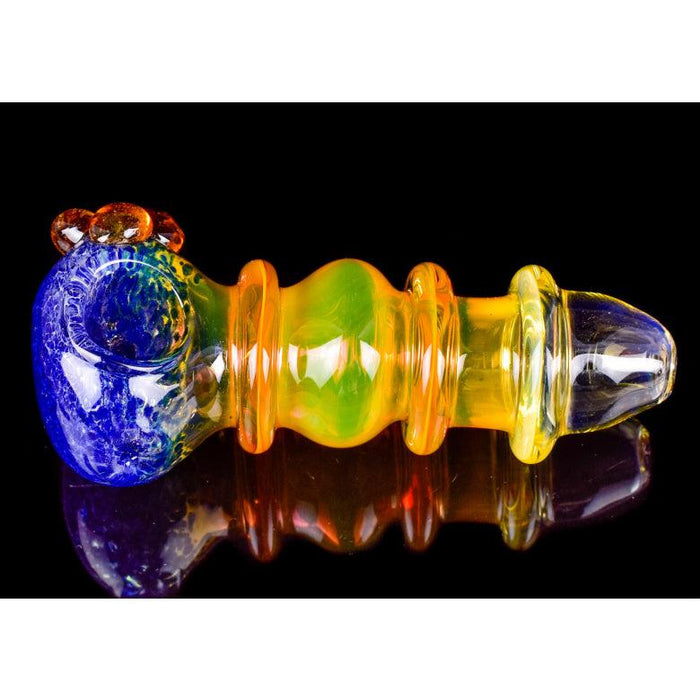 Fritted Glass Hand Pipe 5"