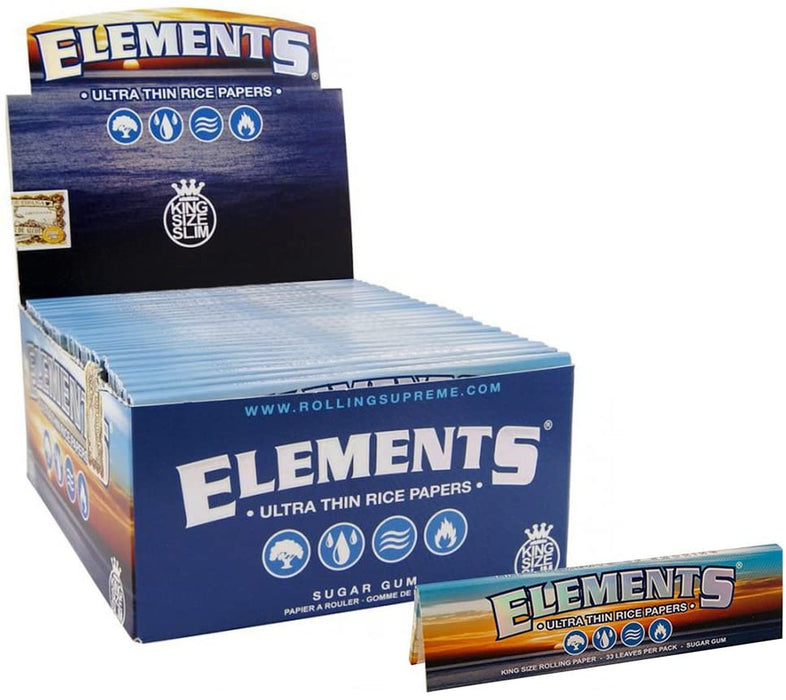 Elements King Size Ultra Thin Rice Paper
