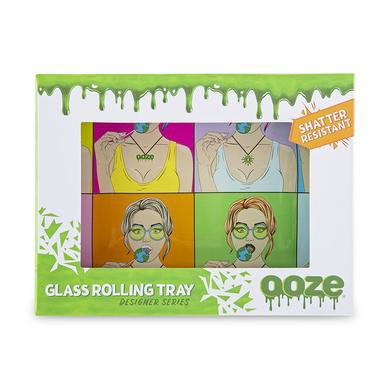 Ooze Shatter Proof Glass Rolling Tray Candy Shop