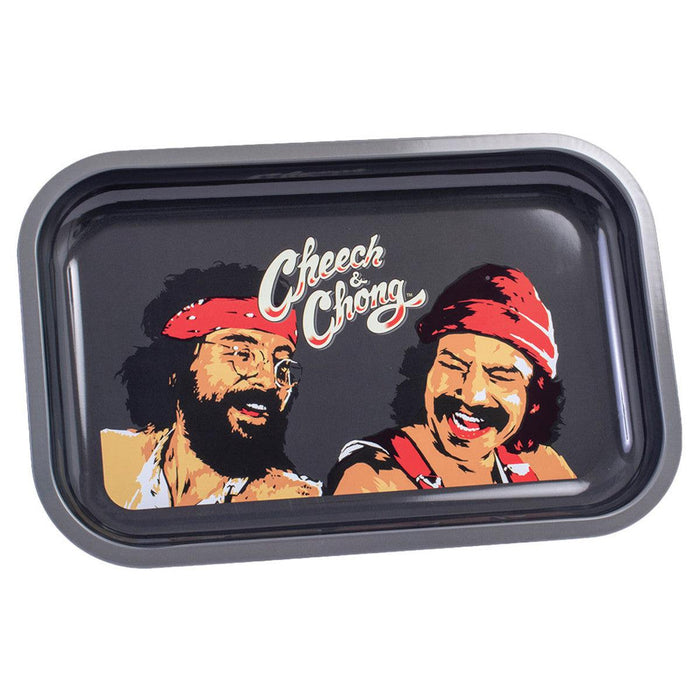 Cheech & Chong Metal Rolling Tray - Laughing Friends