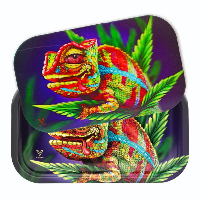 V Syndicate Metal 3D Rolling Tray w/Lid - Seshigher