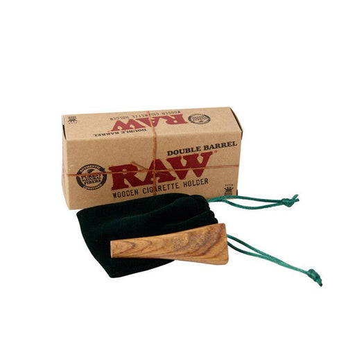 RAW Double Barrel Wooden Holder 1 1/4 Size
