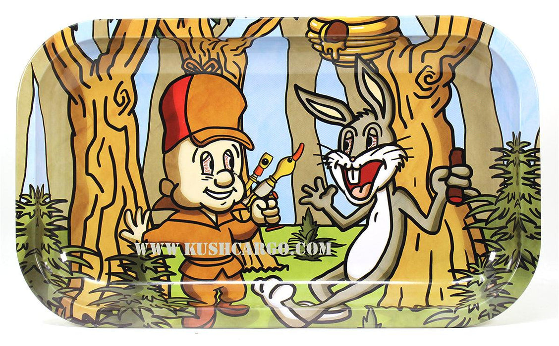 Errlmer Fudd and Nugz Bunny Rolling Tray 5x10