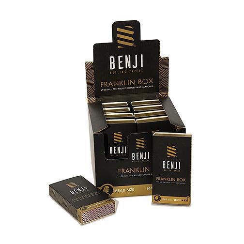 Benji $100 Bill Pre Rolled Cones and Match Kit