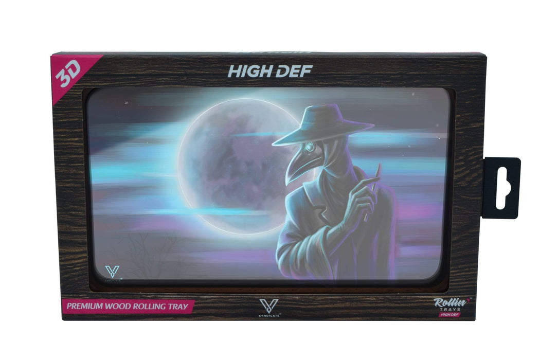 V Syndicate 3D High Def Wood Rollin' Tray - Dark Traveler