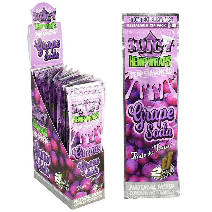 Juicy Terp Enhanced Hemp Wraps - 10 Flavors