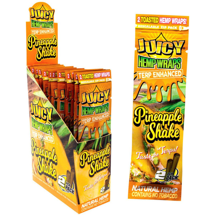 Juicy Terp Enhanced Hemp Wraps - 10 Flavors