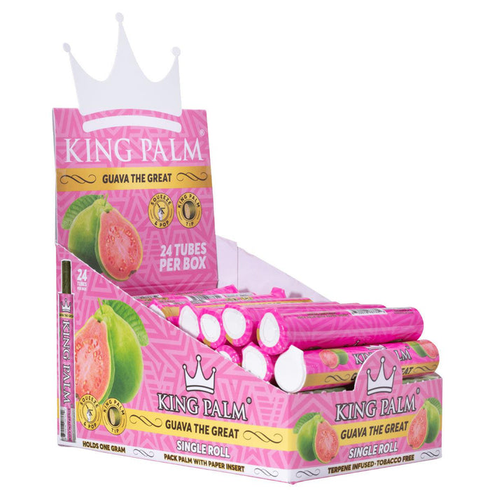 King Palm Terpene Infused Single Pre Roll Guava The Great
