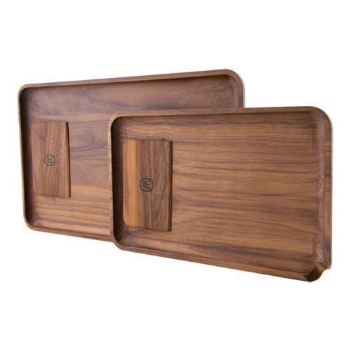 Marley Natural American Black Walnut Rolling Tray - 2 Sizes