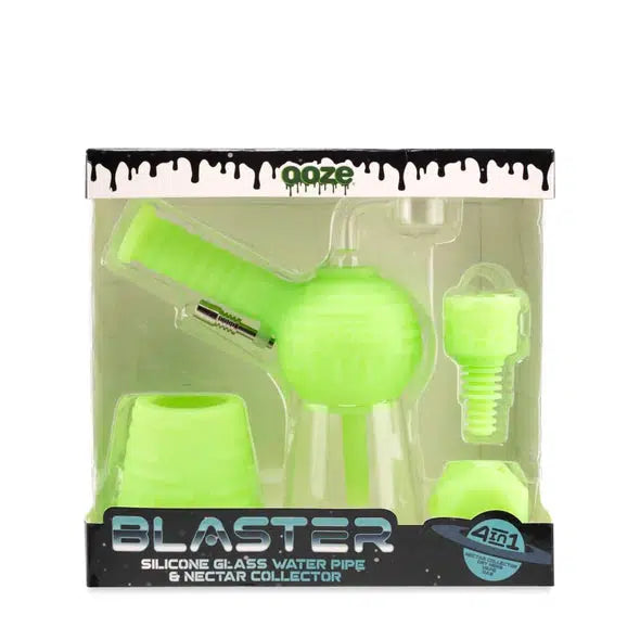 OOZE 'Blaster' 4-in-1 Silicone Dab Rig / Nectar Collector / Water Pipe