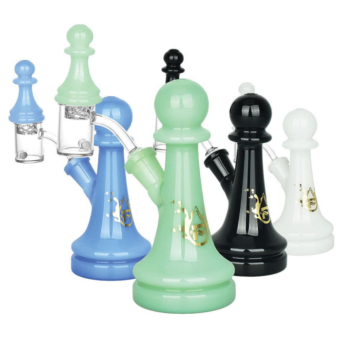 Pulsar Chess Pawn 5.75" Dab Rig Set With Carb Cap