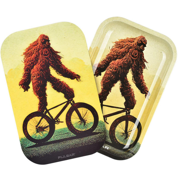 Pulsar Metal Rolling Tray With 3D Lid - Bigfoot Stole My Bike