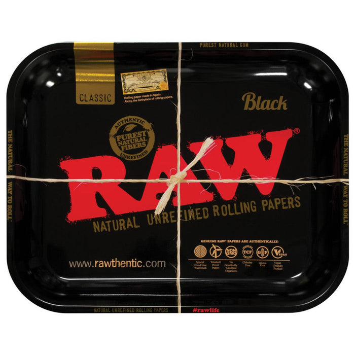 RAW High Seeded Steel Rolling Tray - 2 Sizes