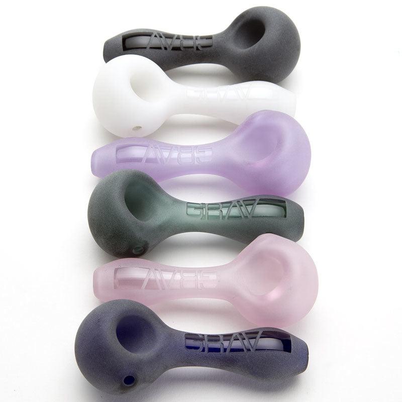Grav 4 Inch Frosted Spoon — Kush Cargo