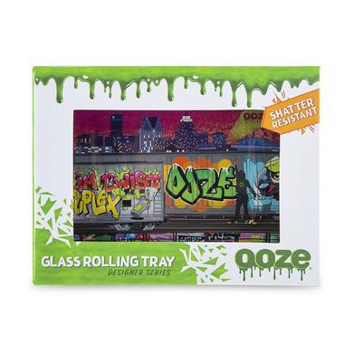 Ooze Shatter Proof Glass Rolling Tray Tag