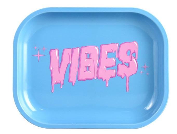 VIBES Bubblegum Drip Rolling Tray - 3 Sizes