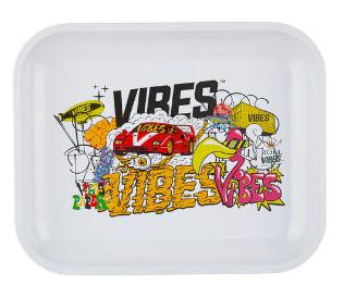 VIBES Metal Rolling Tray Collage Large