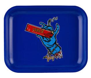 VIBES Metal Rolling Tray Lend a Hand Large