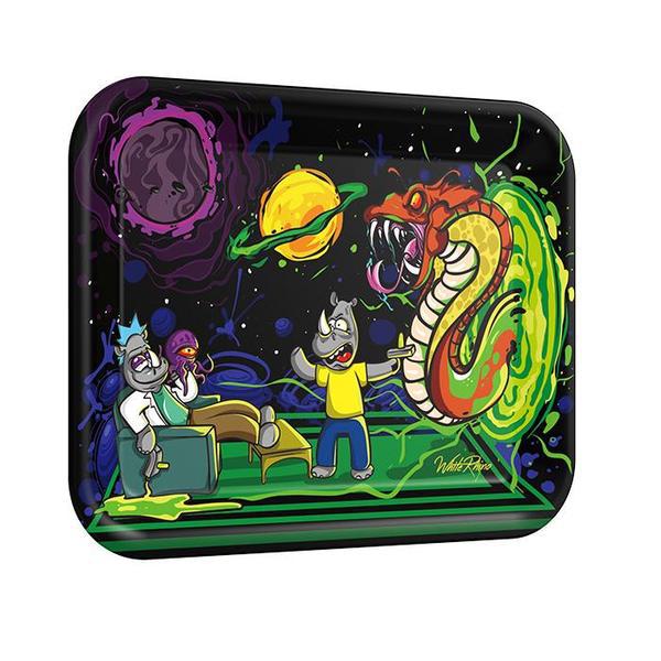 White Rhino Biodegradable Rolling Tray - Mad Scientist