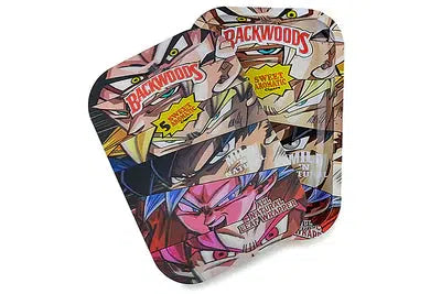 Backwoods Metal Rolling Tray With Lid - Anime V2