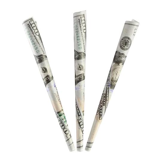 Greenbacks $100 Bill Pre Rolled Cones