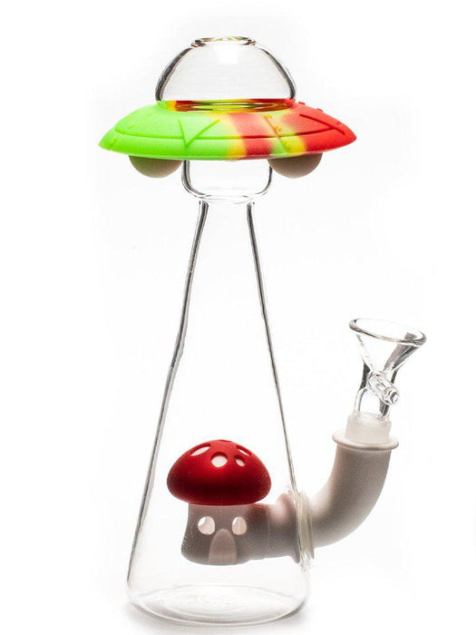 8" Silicone UFO Mushroom Water Pipe