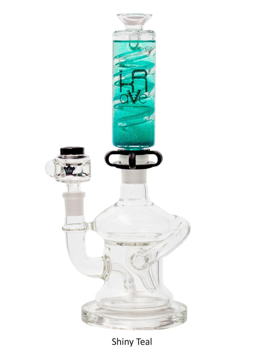 Krave Glass Freezcycler Recycler Straight Tube