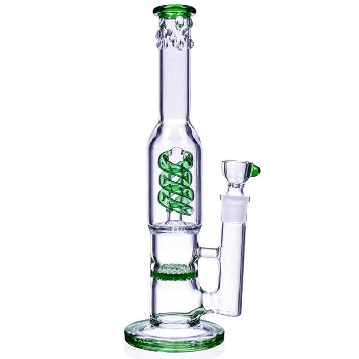 10" Coil Perc Water Pipe