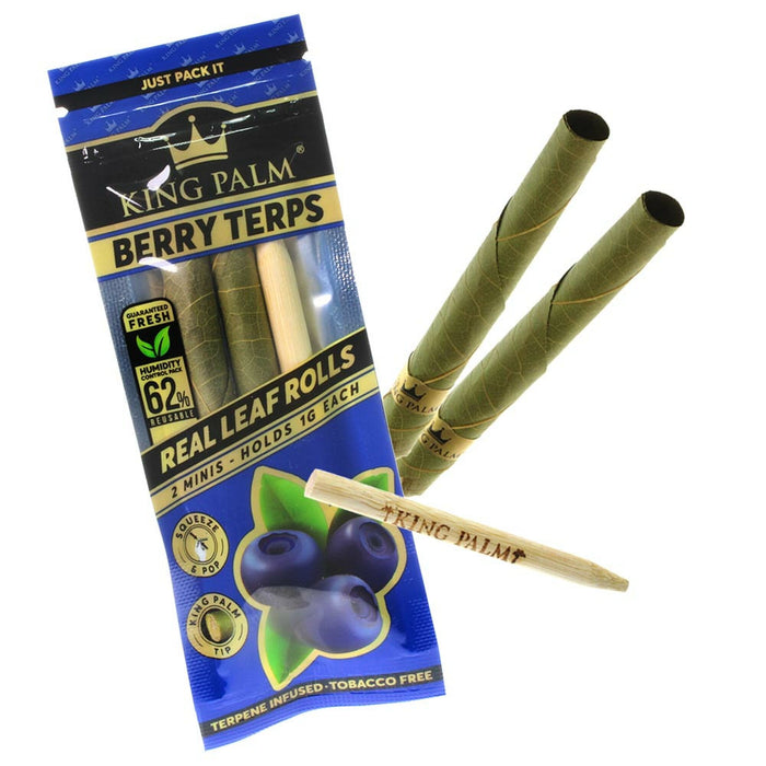 King Palm 5 Pack Mini Rolls Berry Terps