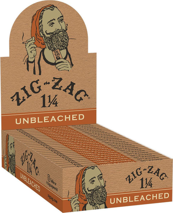 Zig Zag Unbleached Rolling Papers - 1 1/4