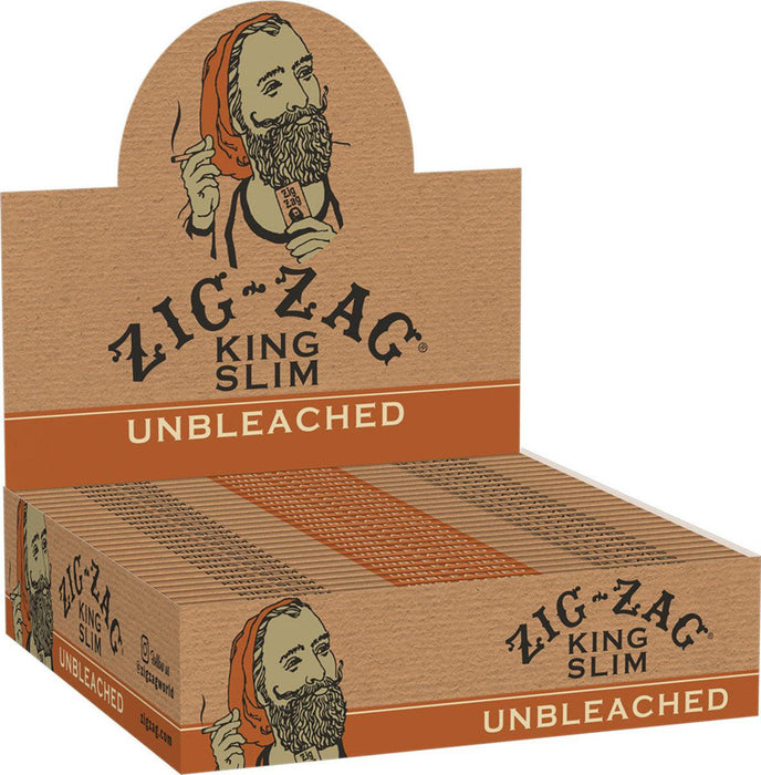 Zig Zag Unbleached Rolling Papers Kingsize Slim